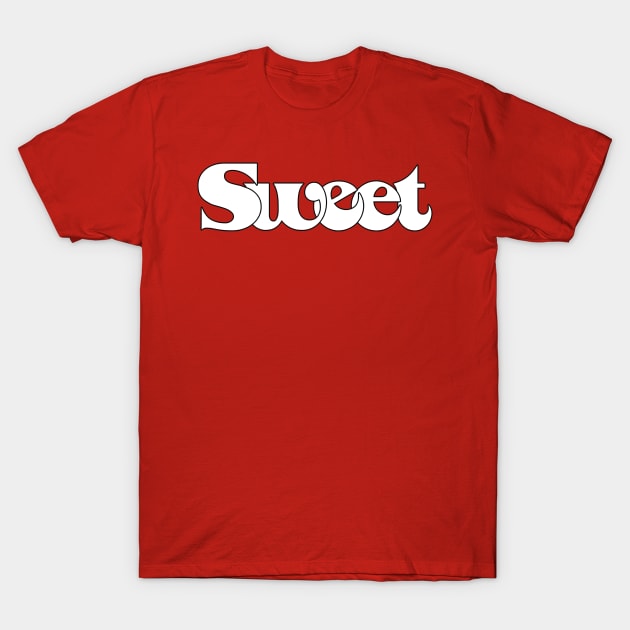 Sweet / Retro 70s Glam Rock T-Shirt by DankFutura